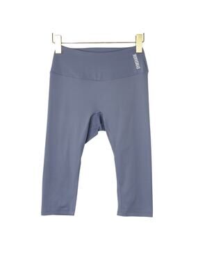 Gymshark Training Leggings Crop Gray Blue Lilac Color Small Capri Leggings